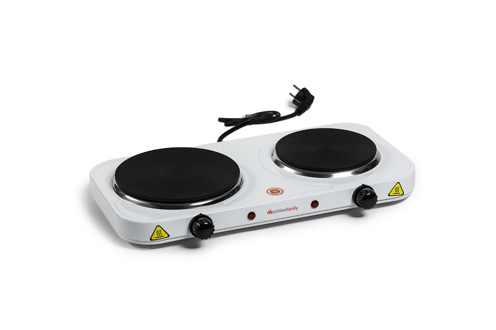 Melchioni Family Cook2 electric hob, 2 zones, 2500W