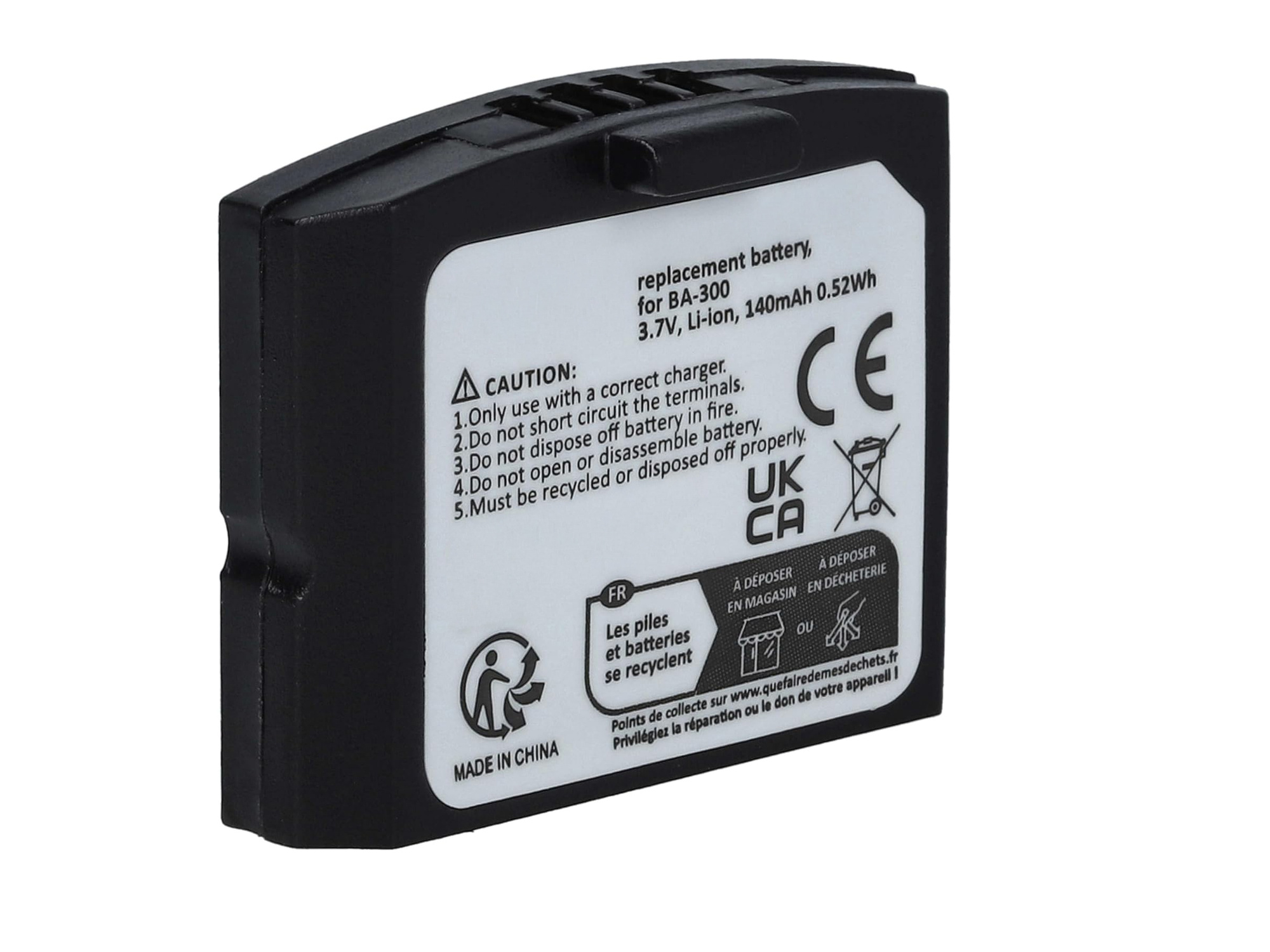 Sennheiser BA300 Kopfhörer-Akku, 140 mAh, 3,7 V, Li-Ion