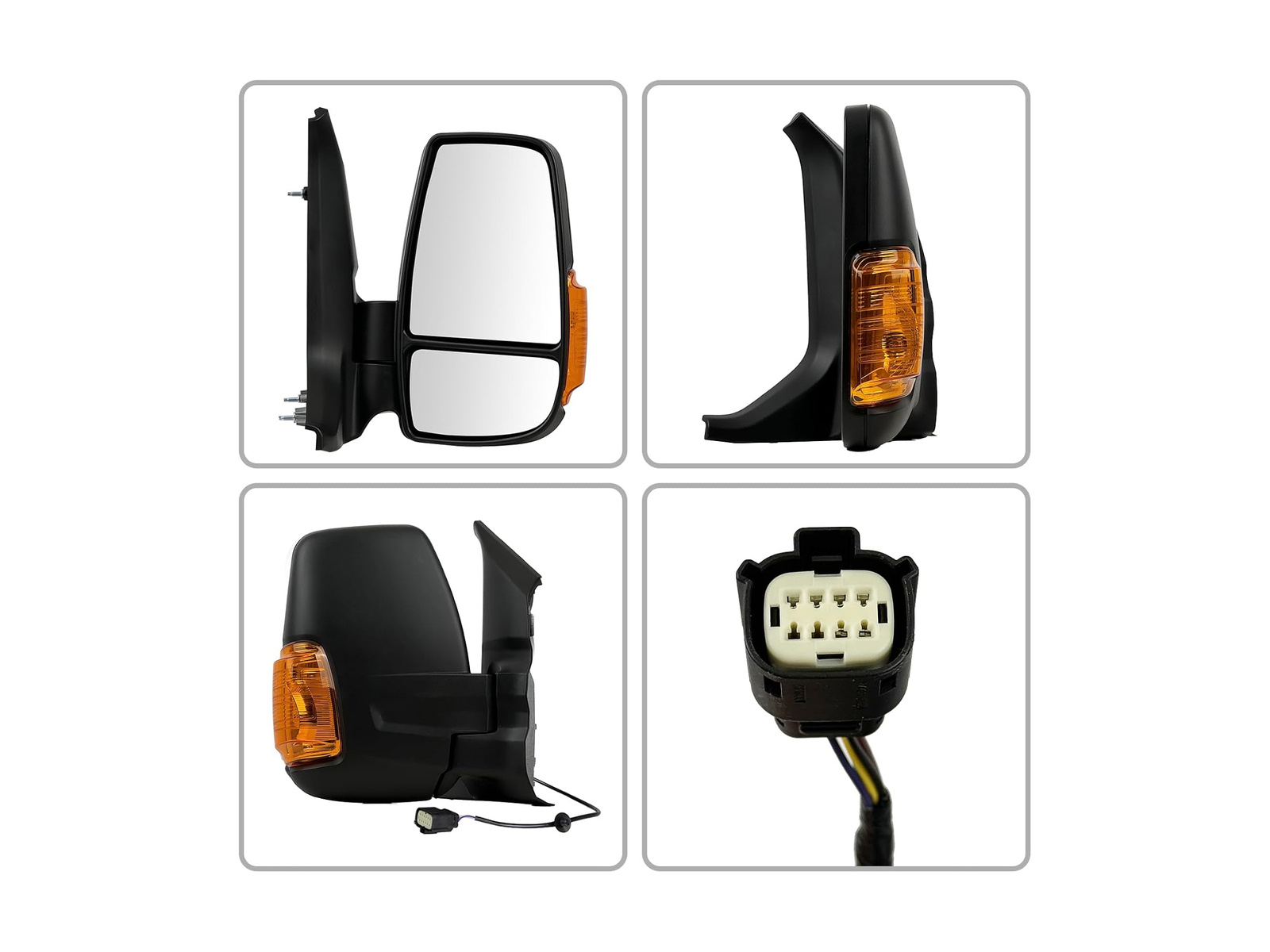 Convitex Right Mirror Ford Transit V363 2014–2020 8-pin Heated