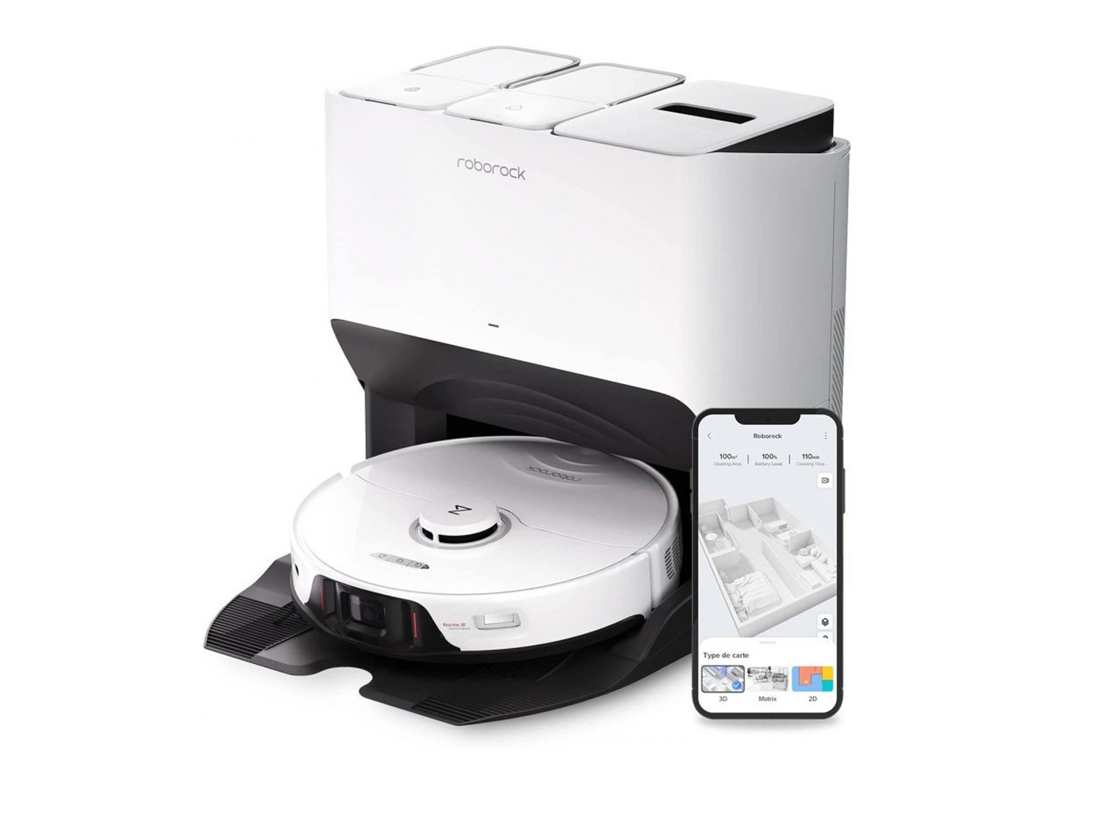 Roborock S8 Pro Ultra white cleaning robot