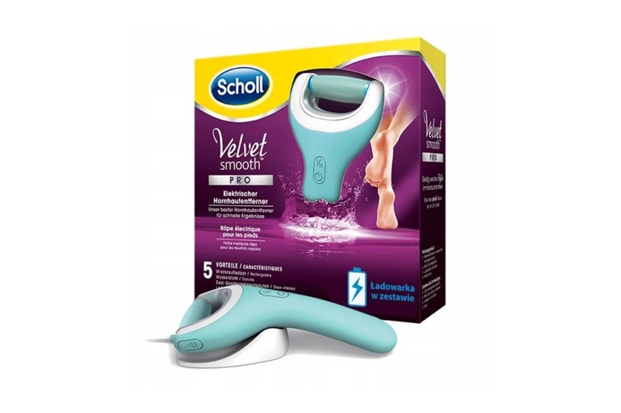 Pilnik elektryczny do stóp Scholl Velvet Smooth Pro