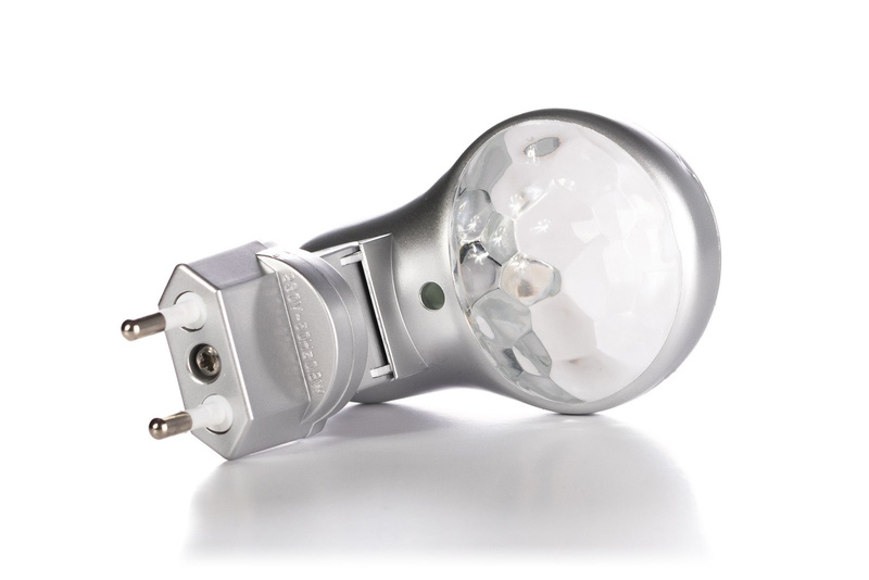 RGB LED night lamp with twilight sensor