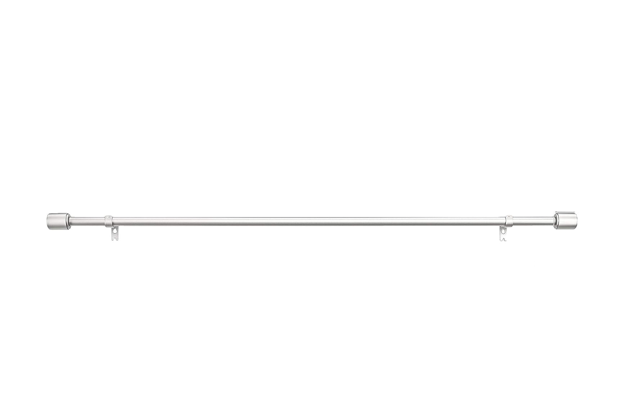 Amazon Basics Gardinenstange 91-182 cm Nickel