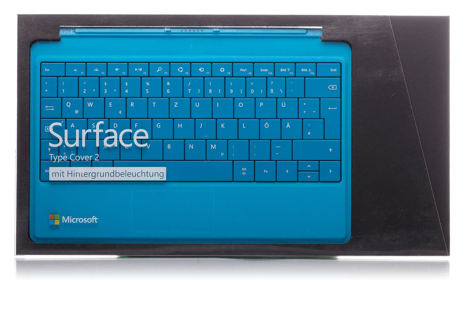 Tastatur Surface Type Cover 2 Blau (deutsche)