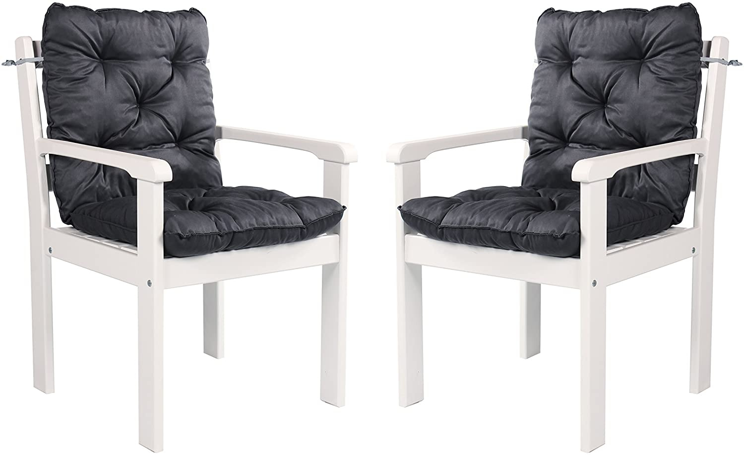 Set of 2 Ambientehome chair cushions