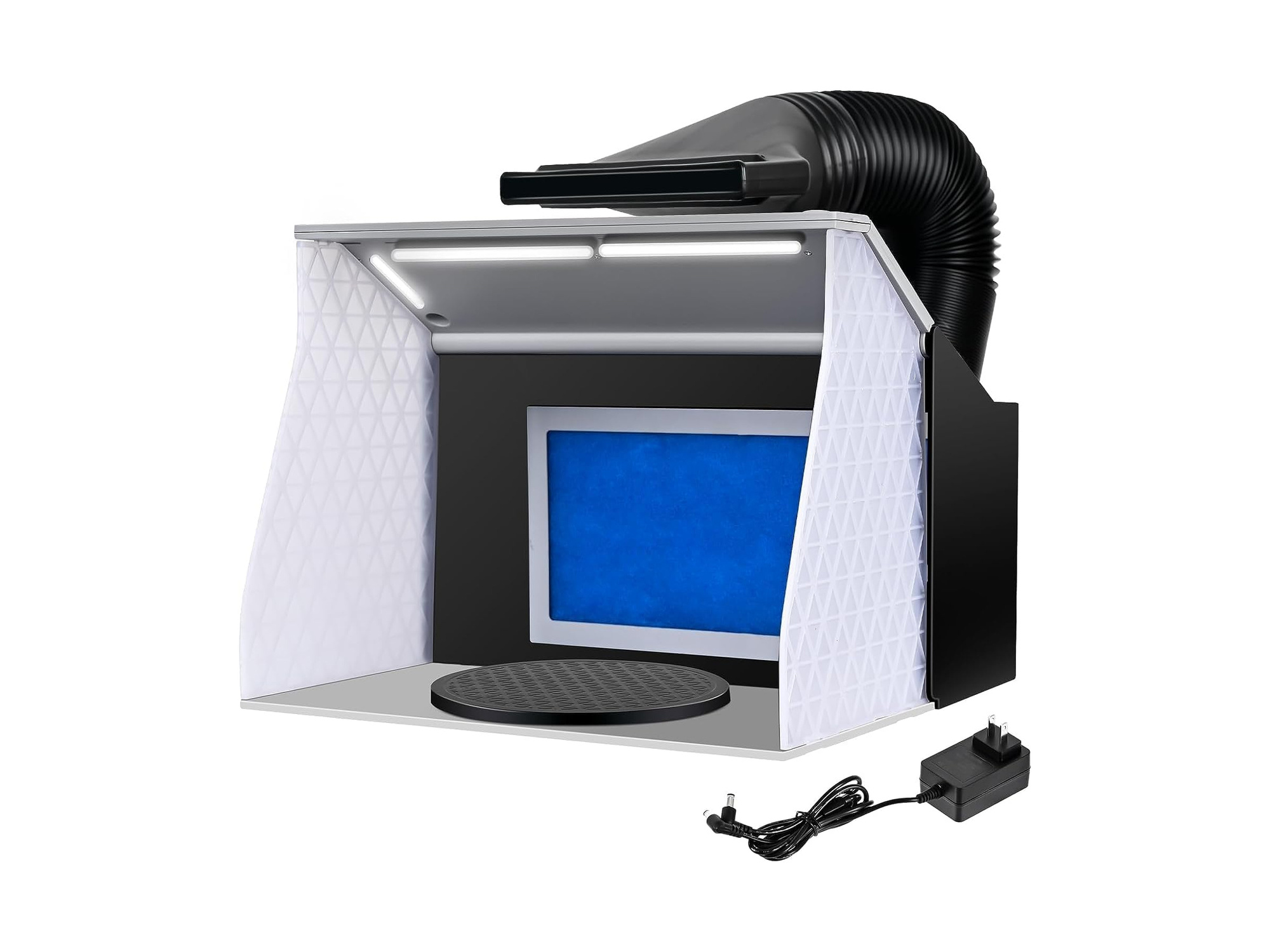 XDovet AH-310 – Tragbare Lackierkabine mit Drehtisch und Filtern