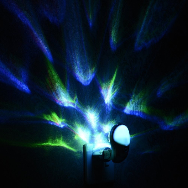 RGB LED night lamp with twilight sensor