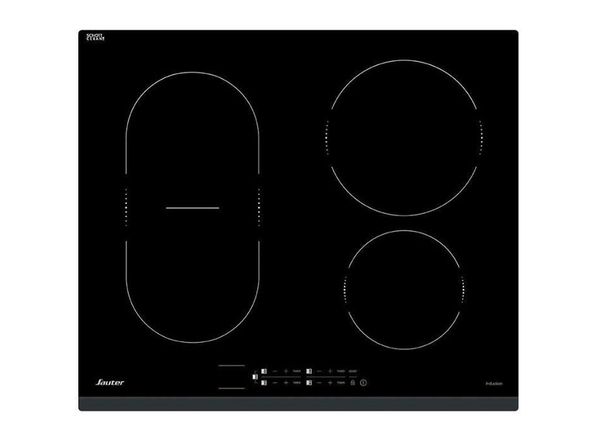 SAUTER SPI6466B – Modernes 60 cm Induktionskochfeld