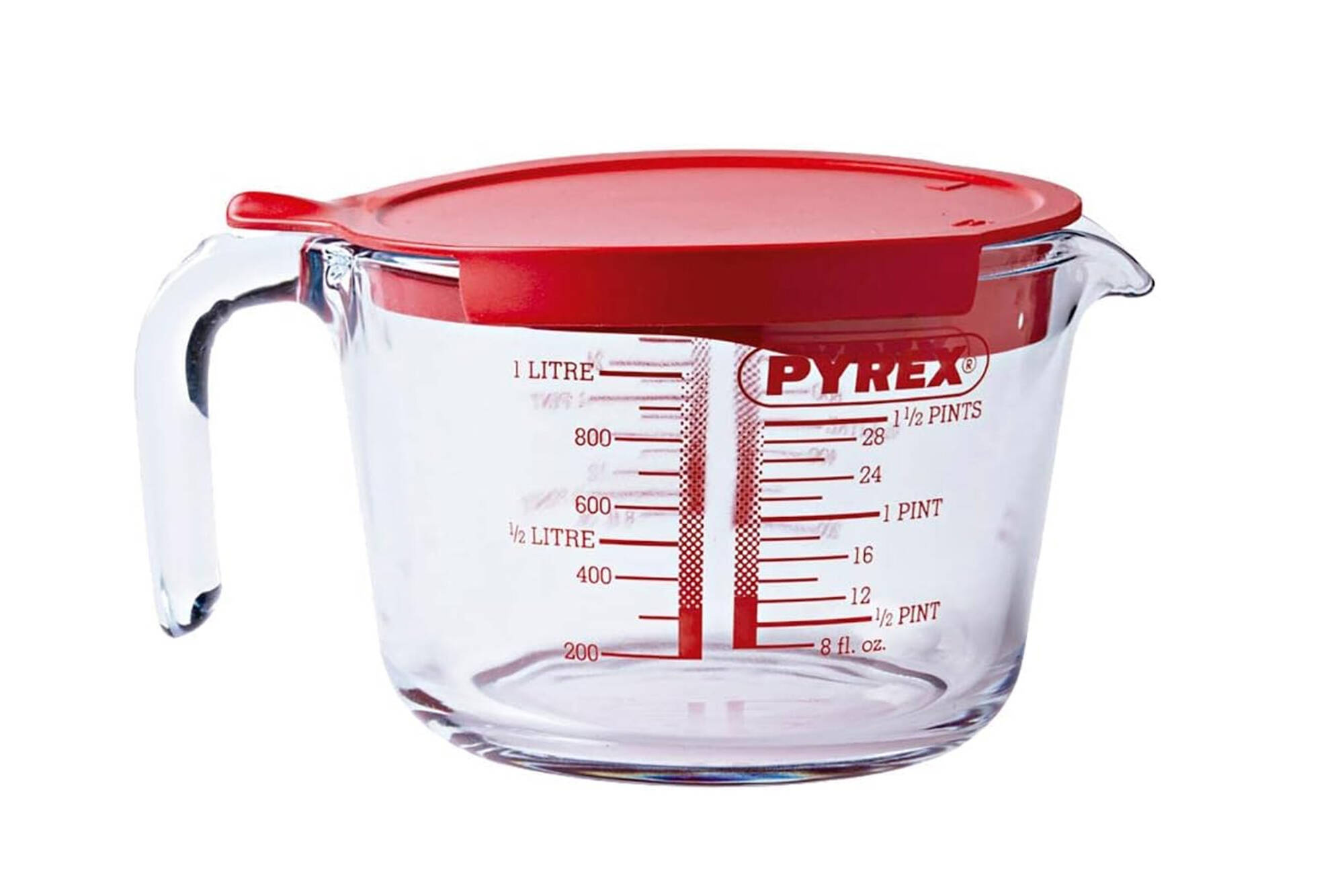 Dzbanek miarowy z plastikową pokrywką 1 l PYREX