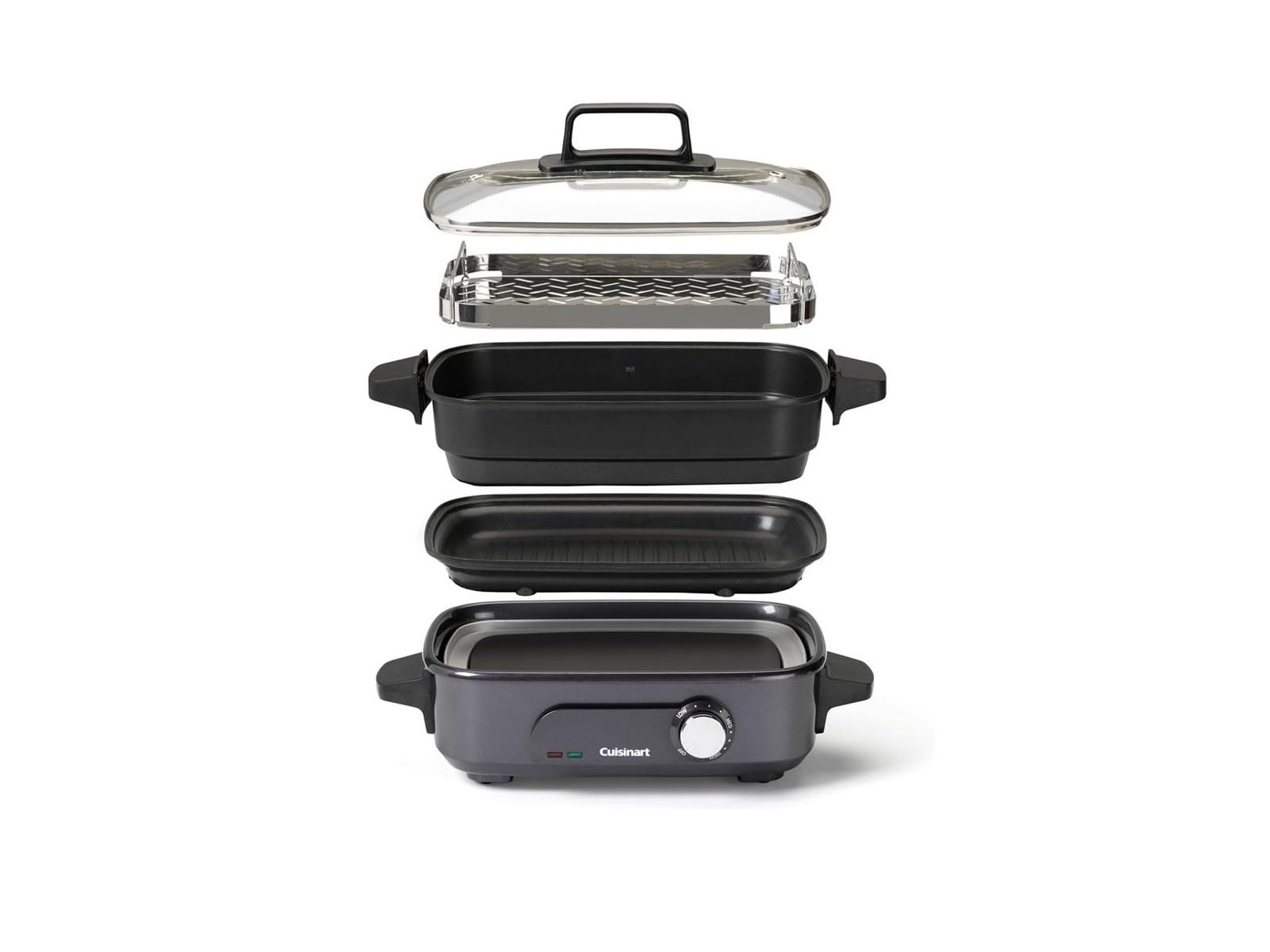 Cuisinart Cook In GRMC3E 5-in-1 Multikocher Grill, Schmoren, Dampfgaren