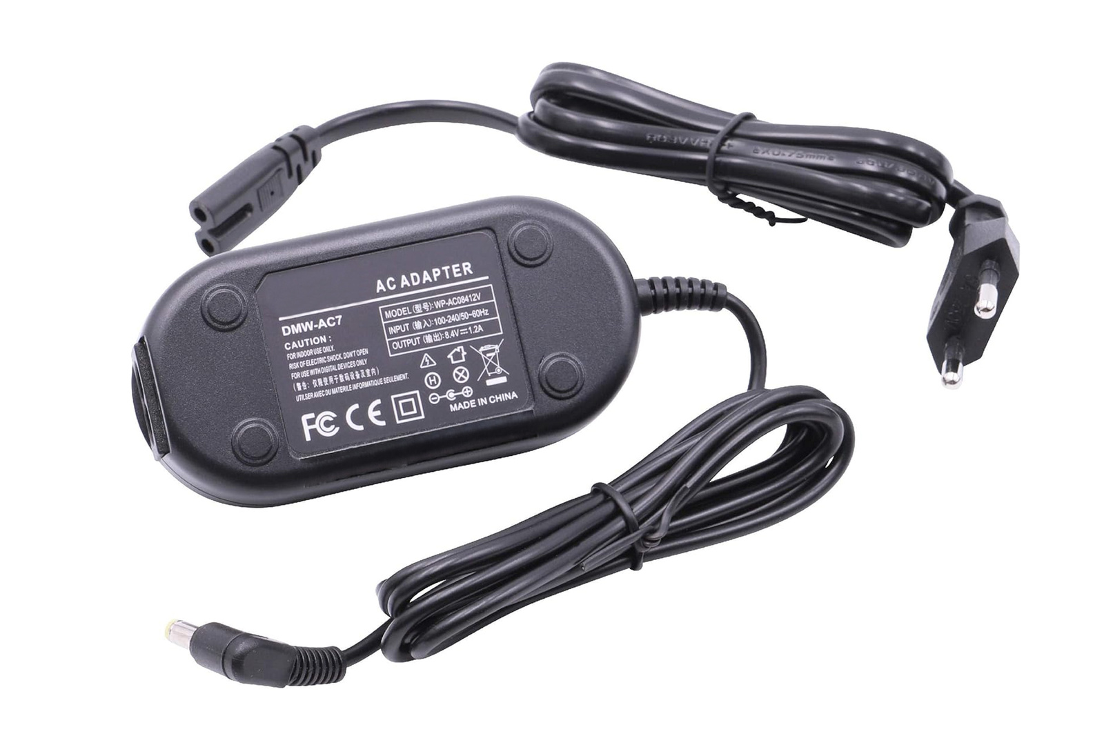 Netzteil Adapter für Panasonic Lumix DMC-FZ1 FZ10 DMW-AC7