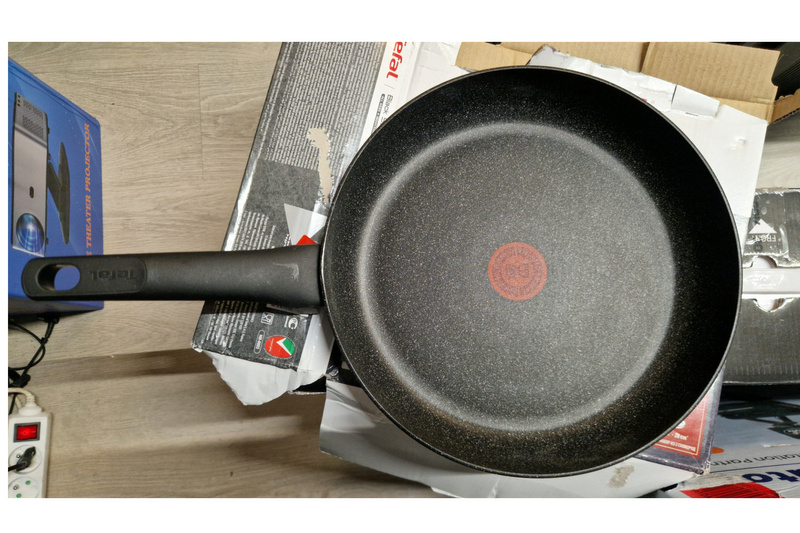Tefal Black Stone Frying Pan Set 24/28cm Induction
