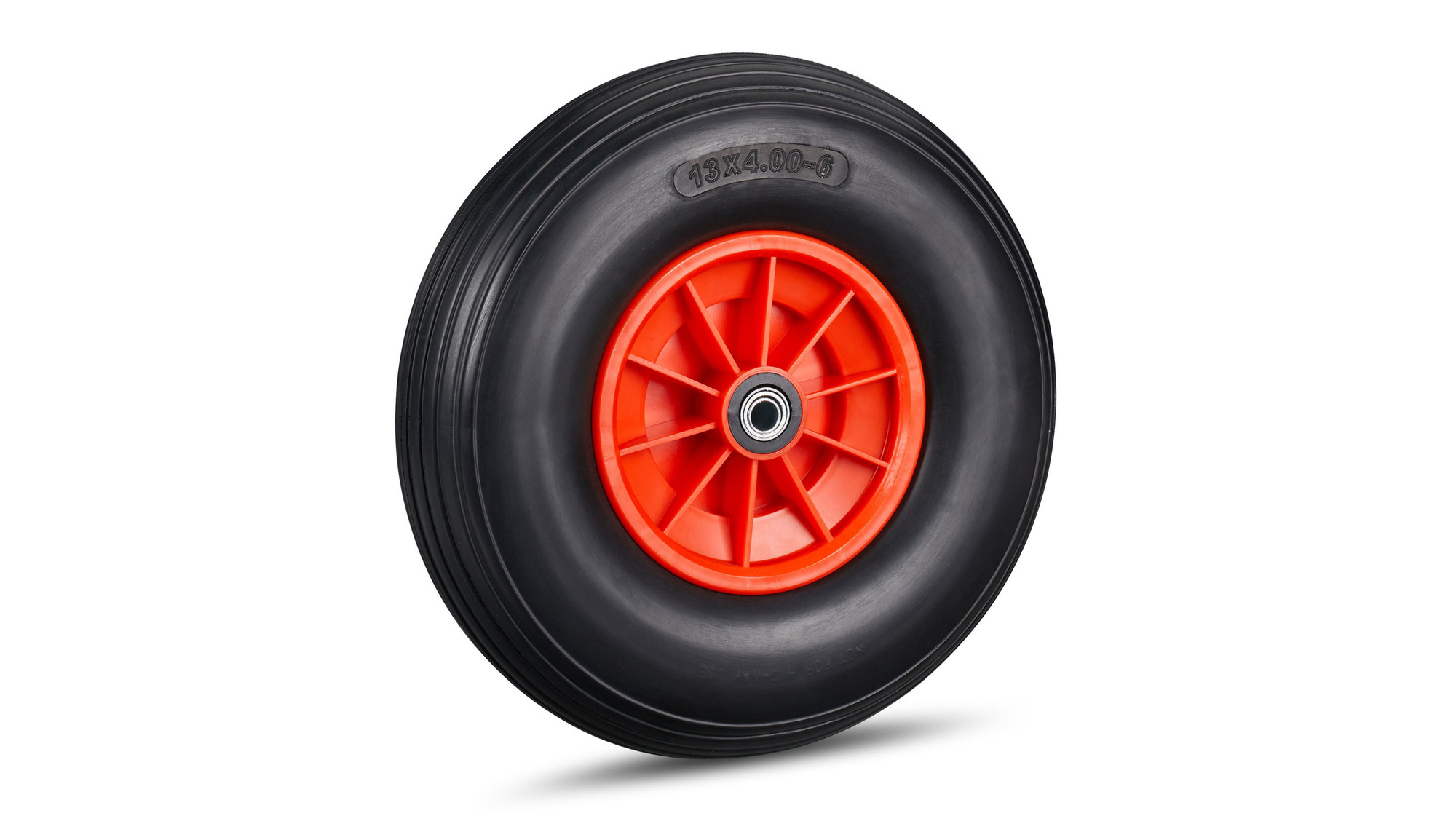 Rubber wheelbarrow wheel for trolley 4.00-6