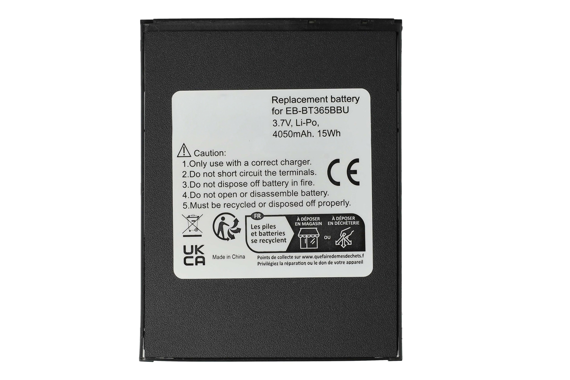 Ersatzakku 4050 mAh für Samsung Galaxy Tab Active EB-BT365BBC