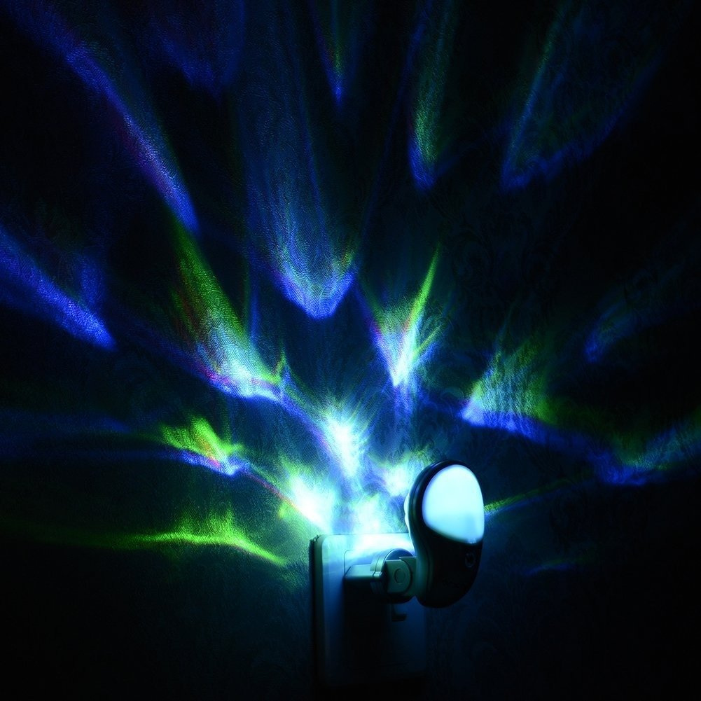 RGB LED night lamp with twilight sensor