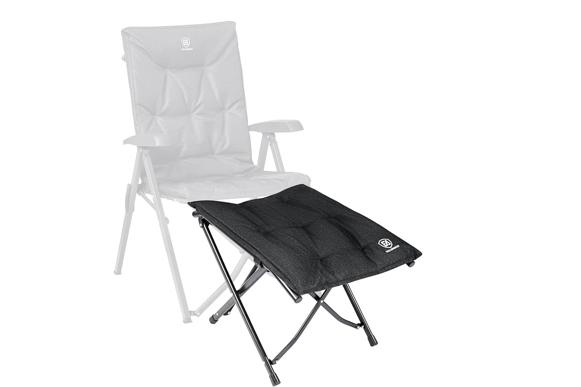 Ever Advanced B0D2R9L5G5 Klappbarer Camping-Fußhocker, gepolstert