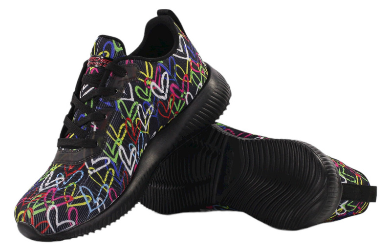 Buty Skechers BOBS SQUAD
 117092-BKMT