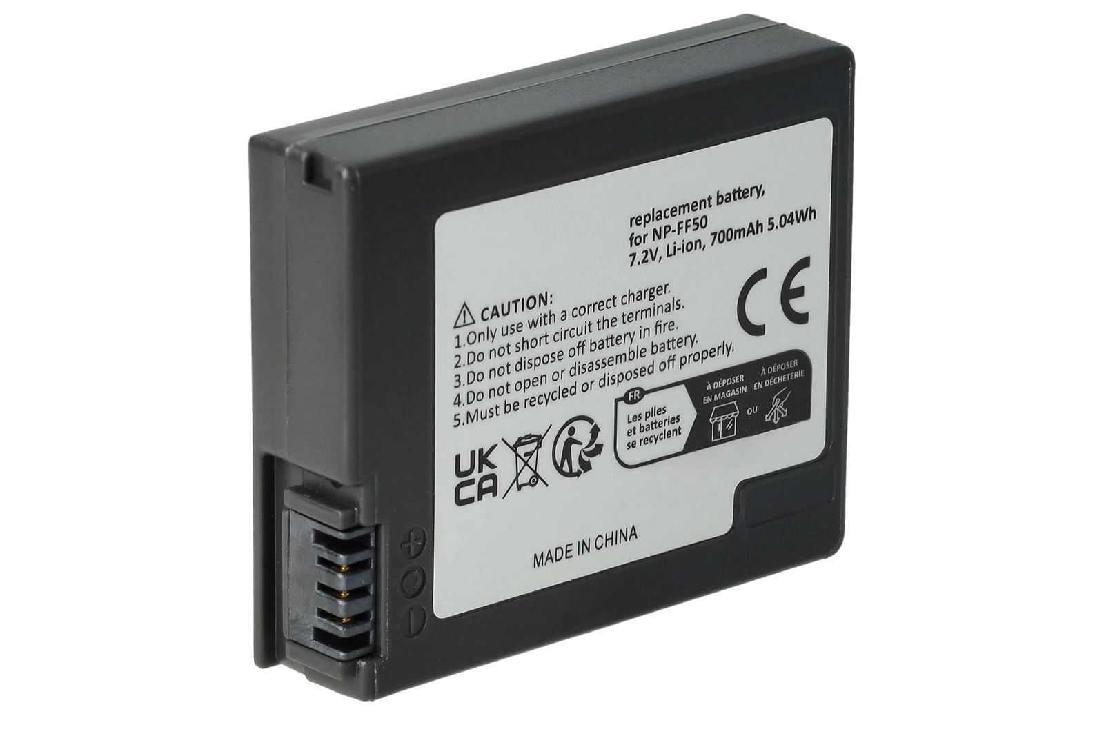 Bateria akumulator NP-FF50 / NP-FF51 do kamer Sony 700mAh Li-Ion