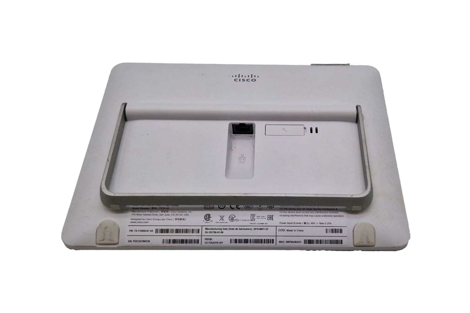 Cisco Telepresence Touch 10 TTC5-09
