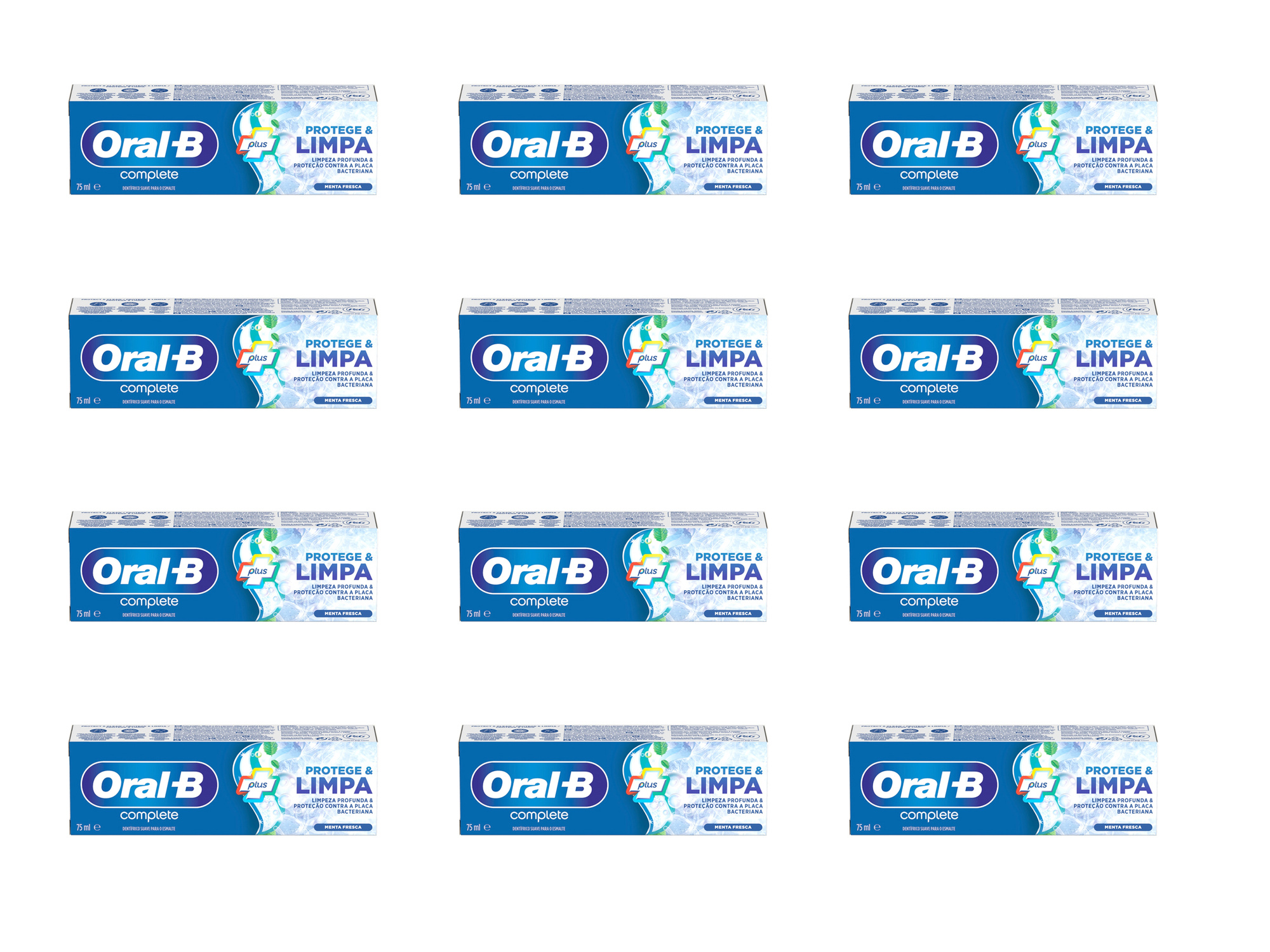 12 szt. Pasta do zębów Oral-B Complete 2w1 odświeżenie i wybielanie 75 ml