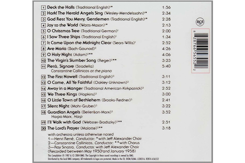 Christmas With Mario Lanza CD