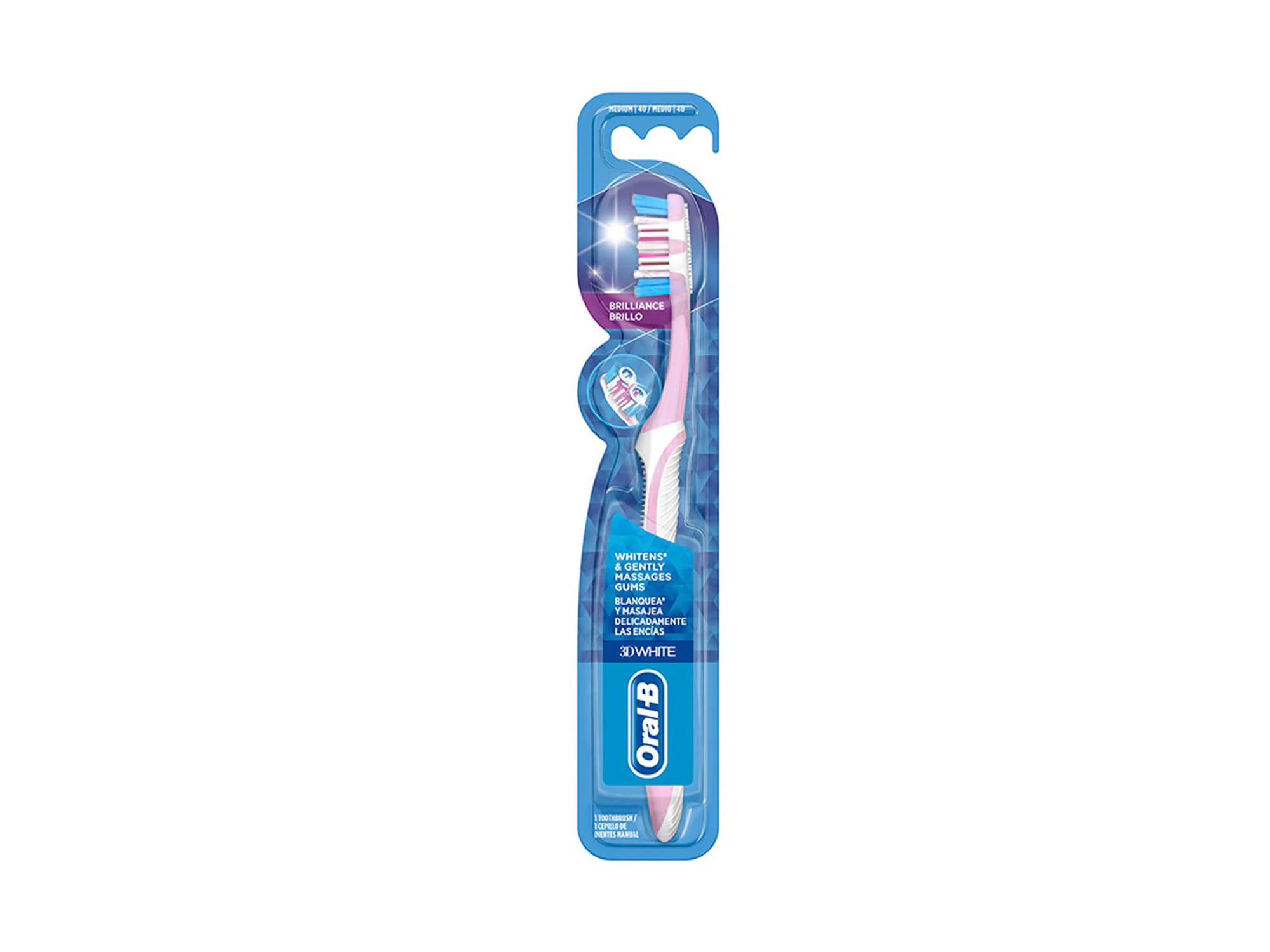 Szczoteczka do zębów Oral-B 3DWhite Brillance wybielająca (Medium)