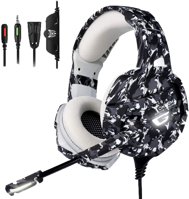 ONIKUMA K5 gaming headphones with a microphone