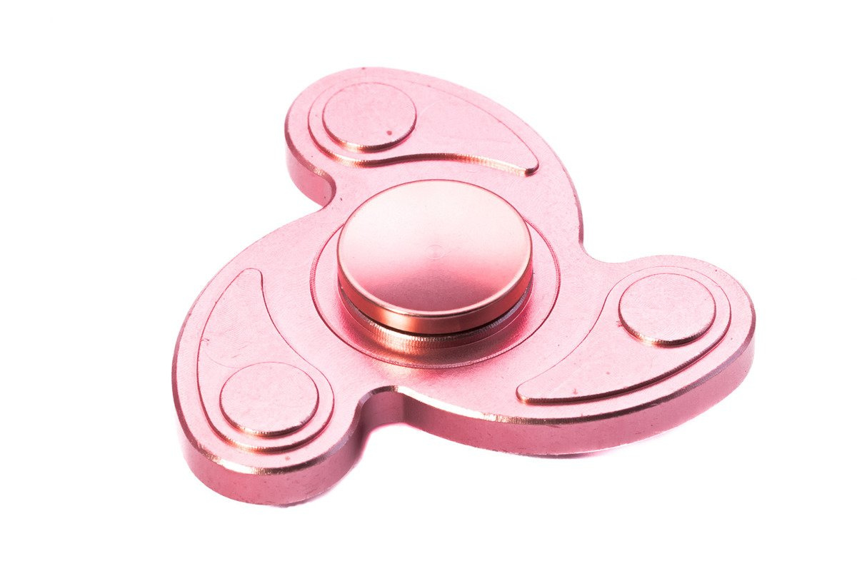 Fidget Spinner Metalowy Różowy SPIN-2670