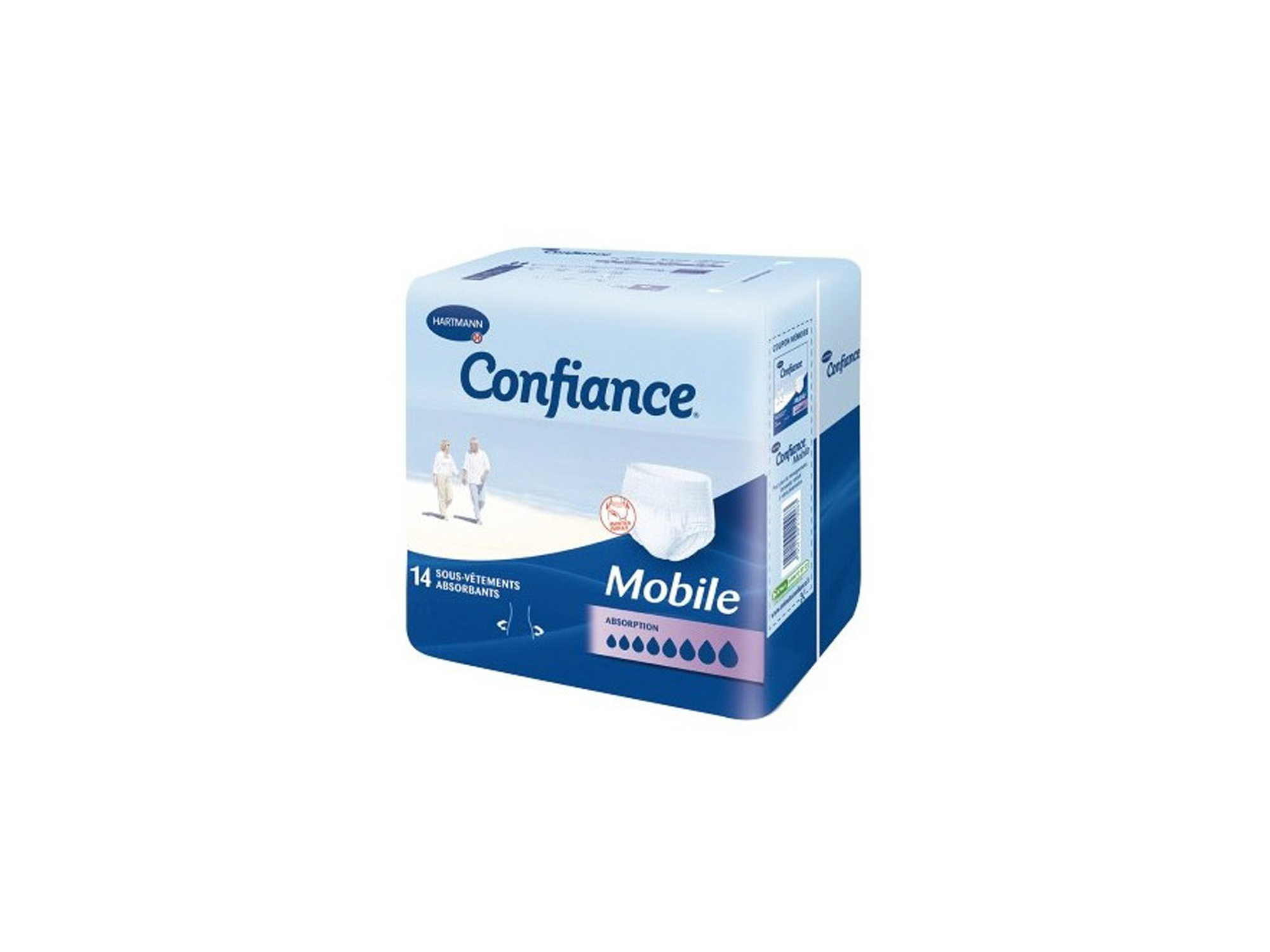 Hartmann Confiance Mobile XL – 14 Stück | Saugfähige Inkontinenz-Slips