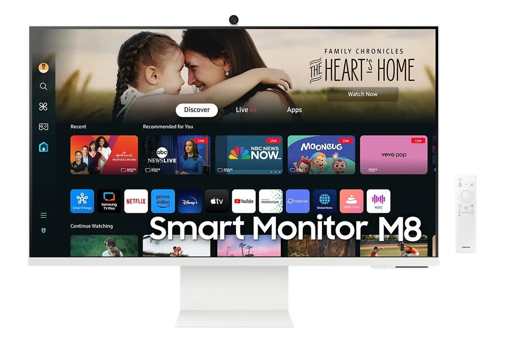 Samsung Smart Monitor M8 32" 4K HDR10+ LS32DM801UU Weiß