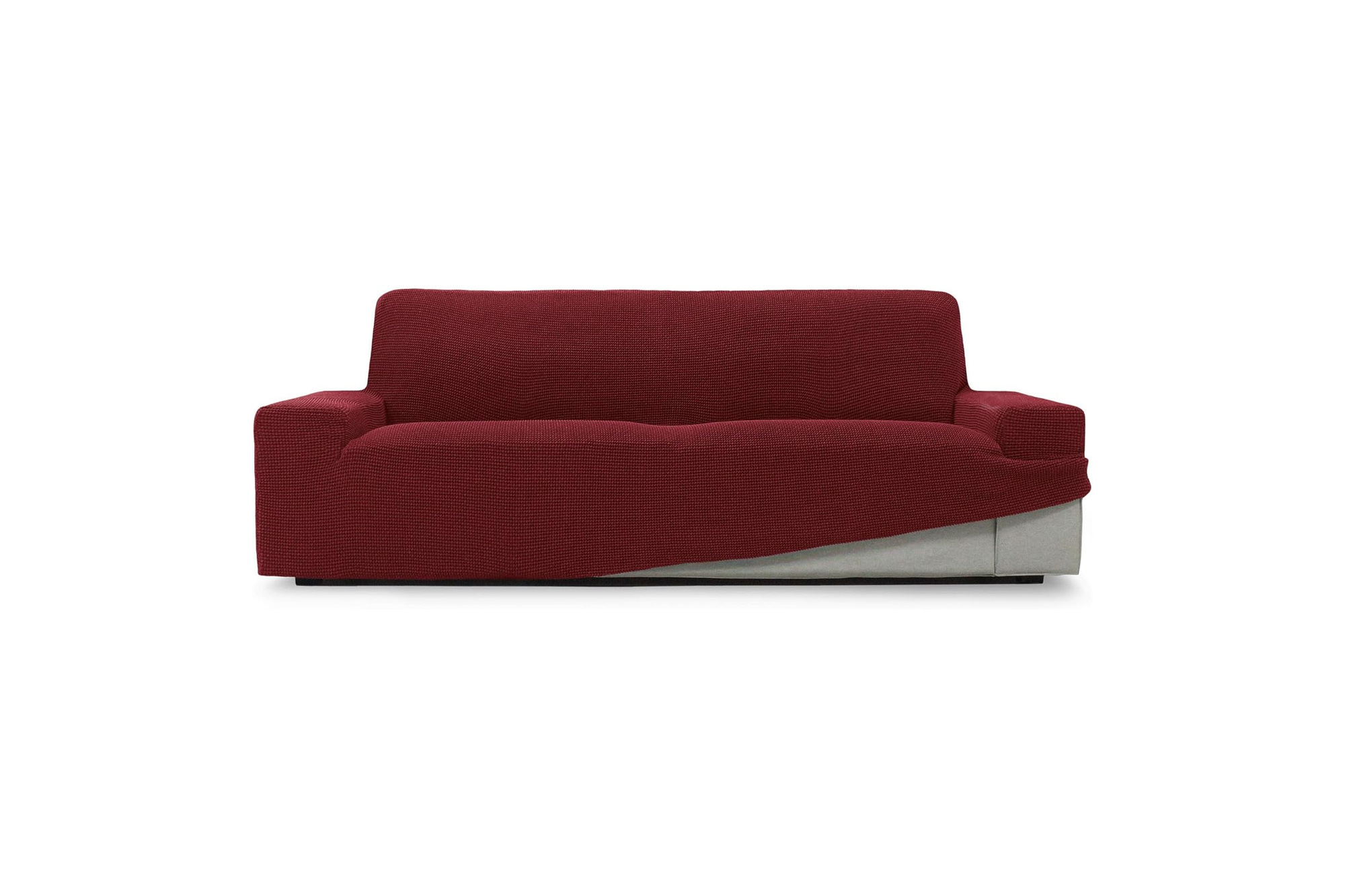 Sofaskins Superelastischer Bezug für 3-Sitzer-Sofa 180–230 cm, Burgunderrot