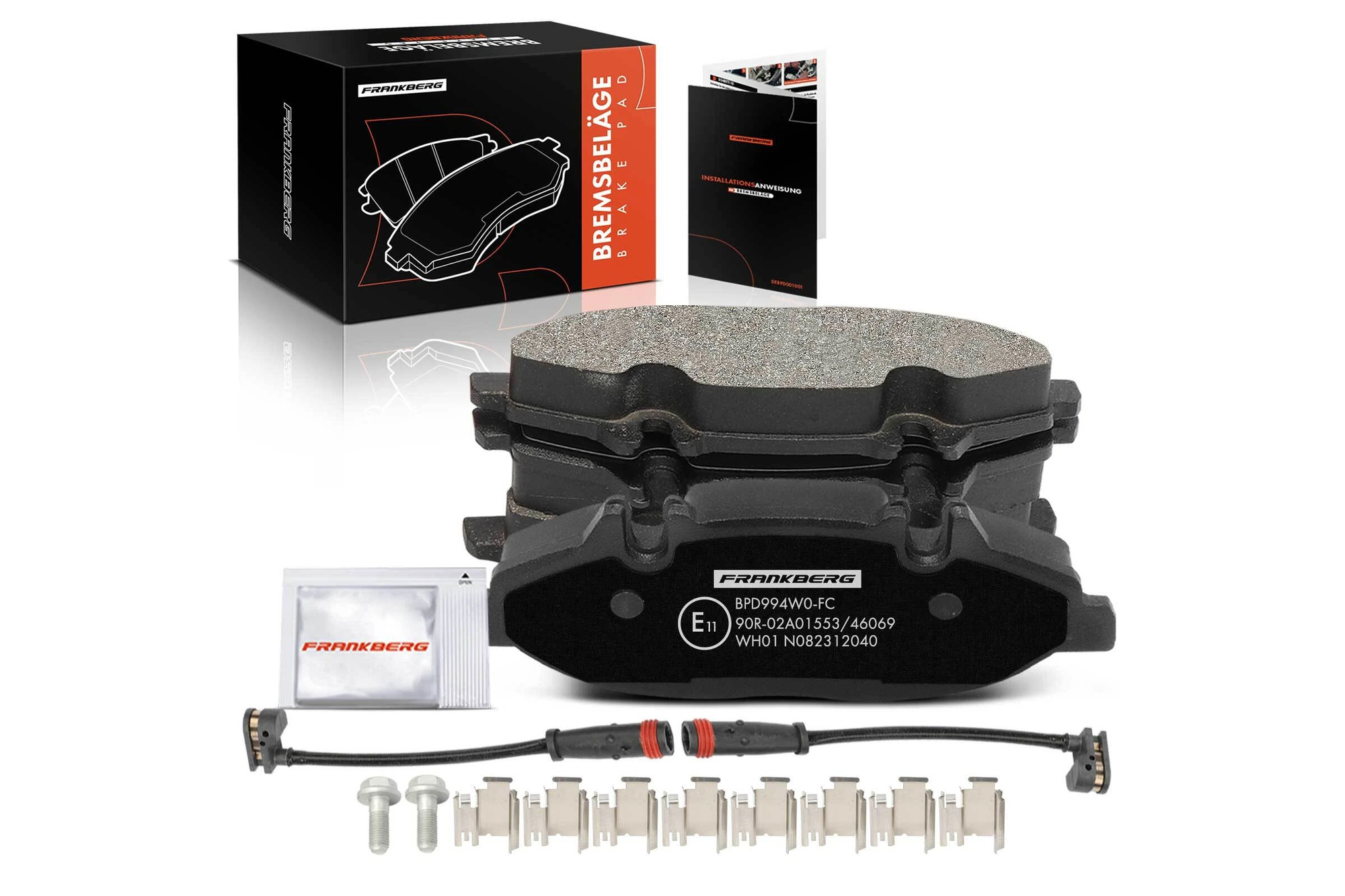 Rear Brake Discs Pads Set Toyota Corolla E12 Yaris 269mm