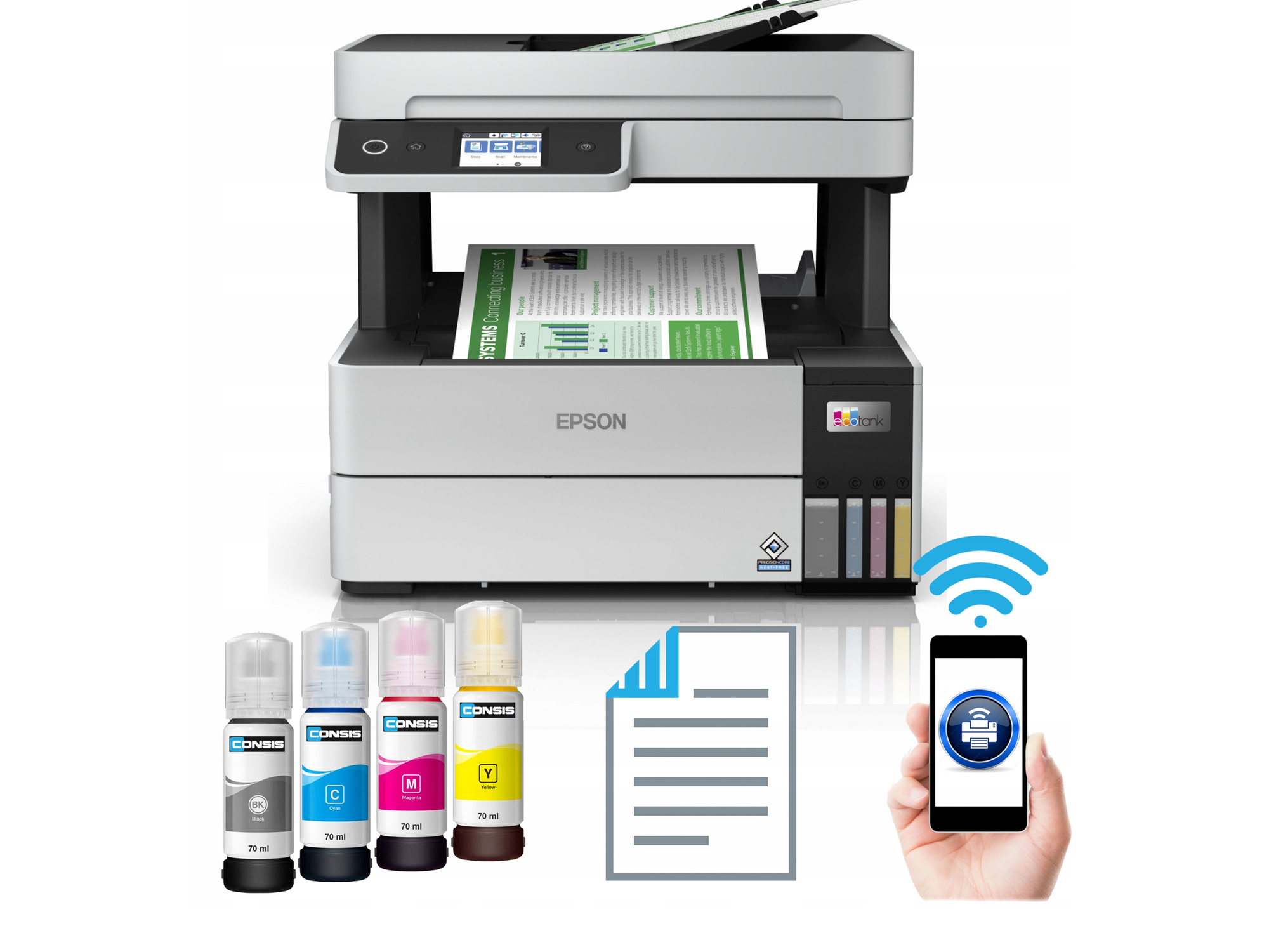 Epson EcoTank ET-5170 4w1 WiFi 17/9.5 ppm 4800x1200 dpi