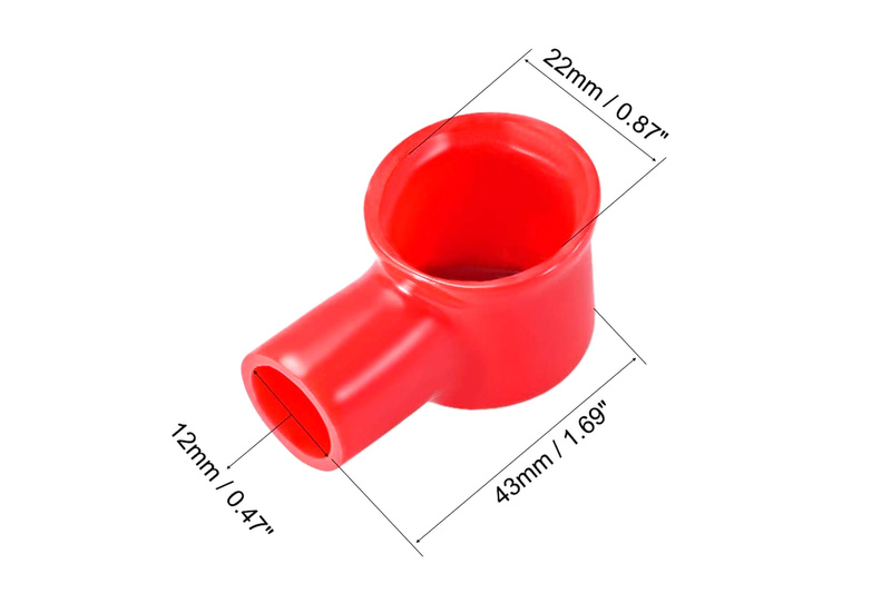 Abdeckungen für Batterieklemmen 22mm 2 Paar