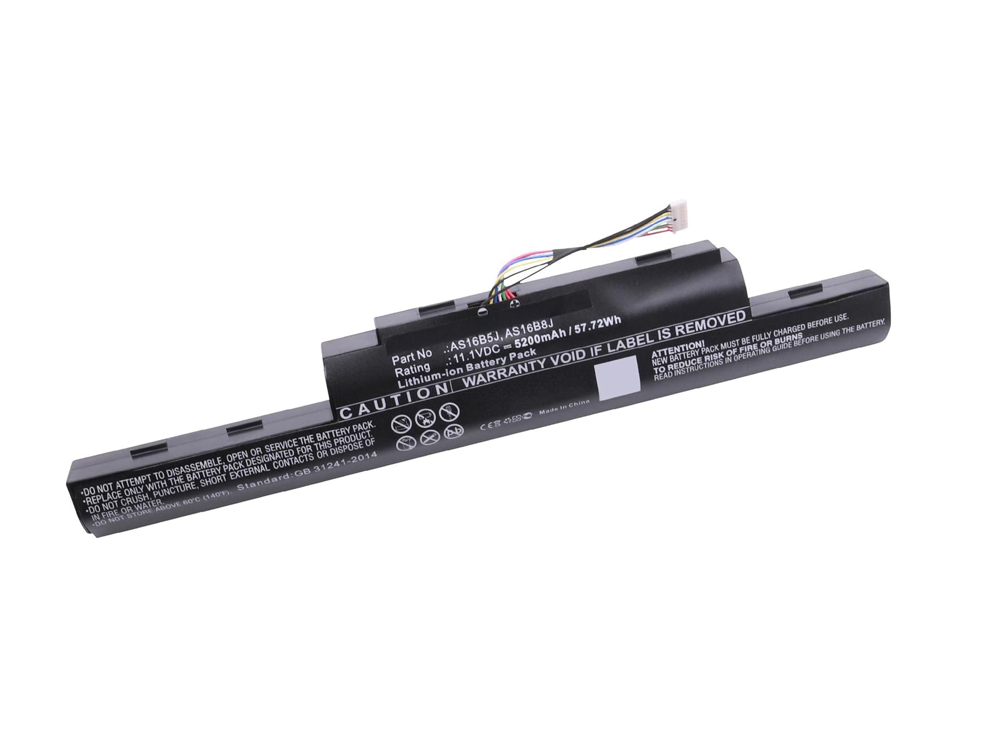 Akku Acer AS16B5J AS16B8J KT.0060G.001 5200mAh 11.1V