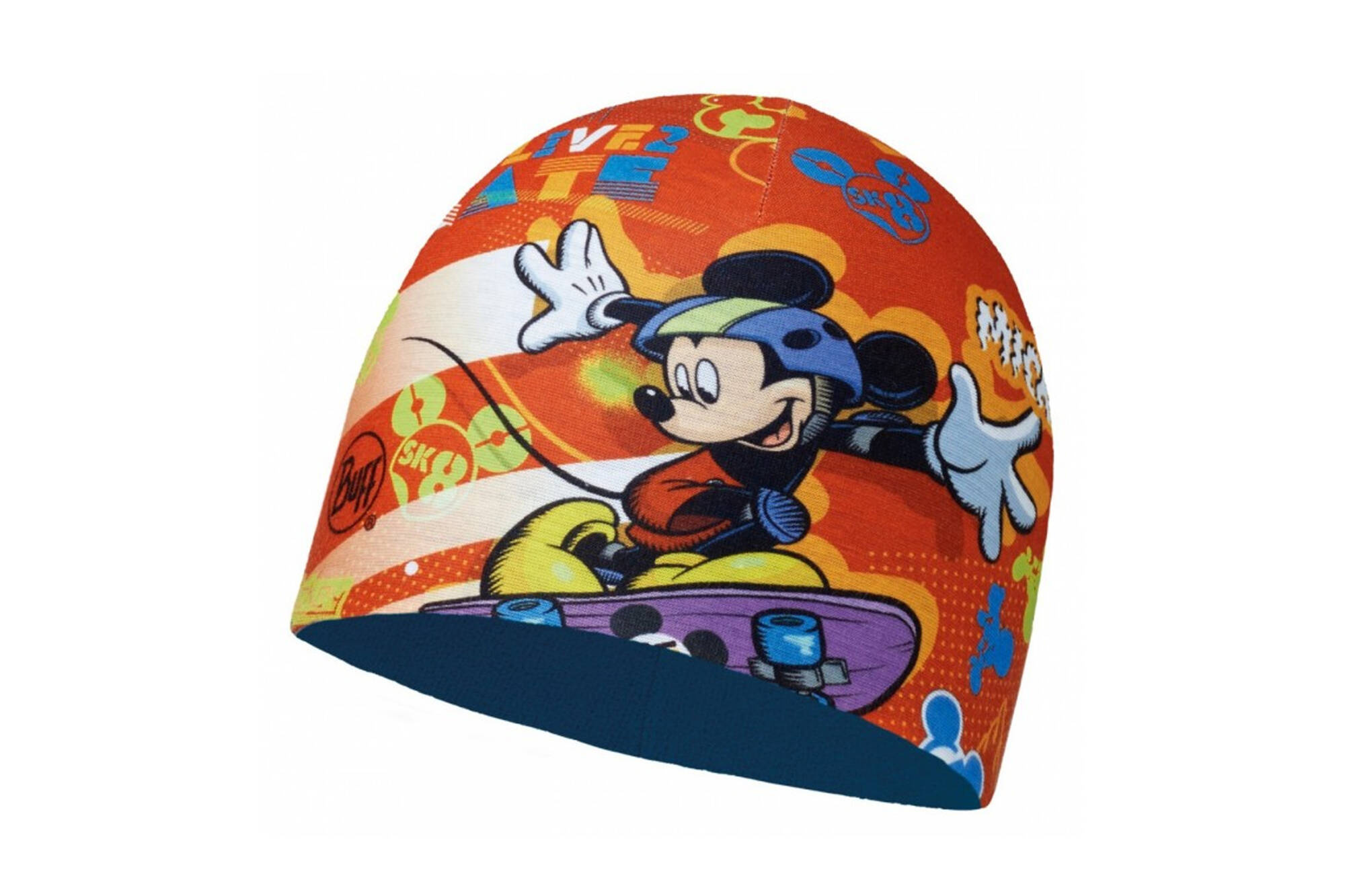 Buff Junior Mikrofaser- und Fleece-Mickey-Mouse-SK8-Kindermütze