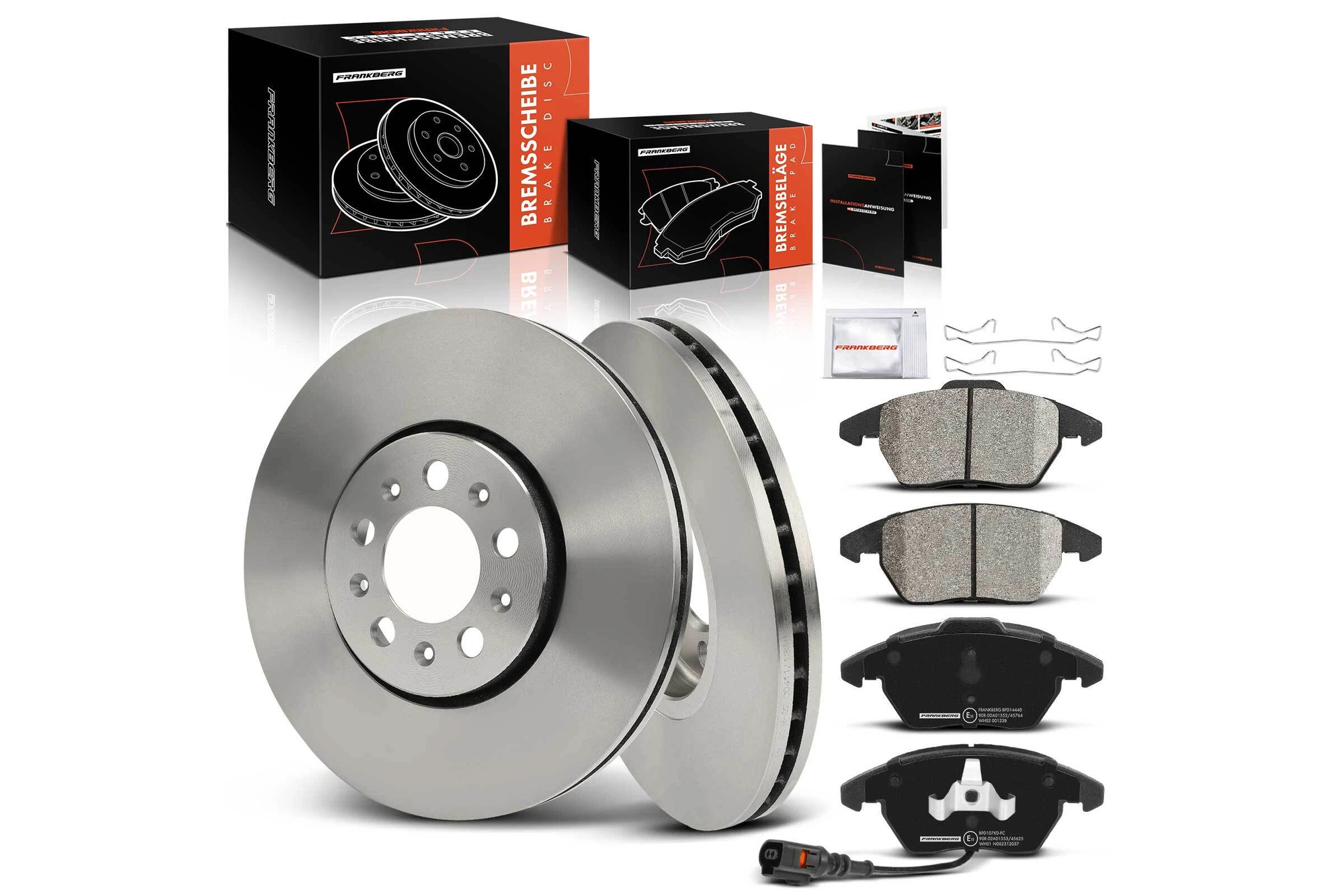 Bremsscheiben Bremsbeläge Vorne Skoda Fabia II III Audi A1