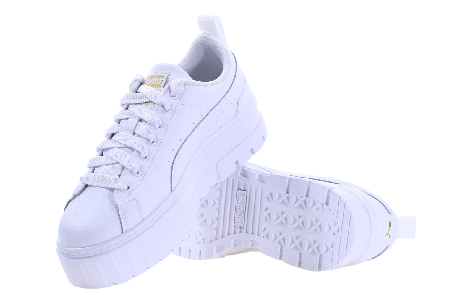 Buty młodzieżowe Puma Mayze Lth Jr 384527 01
