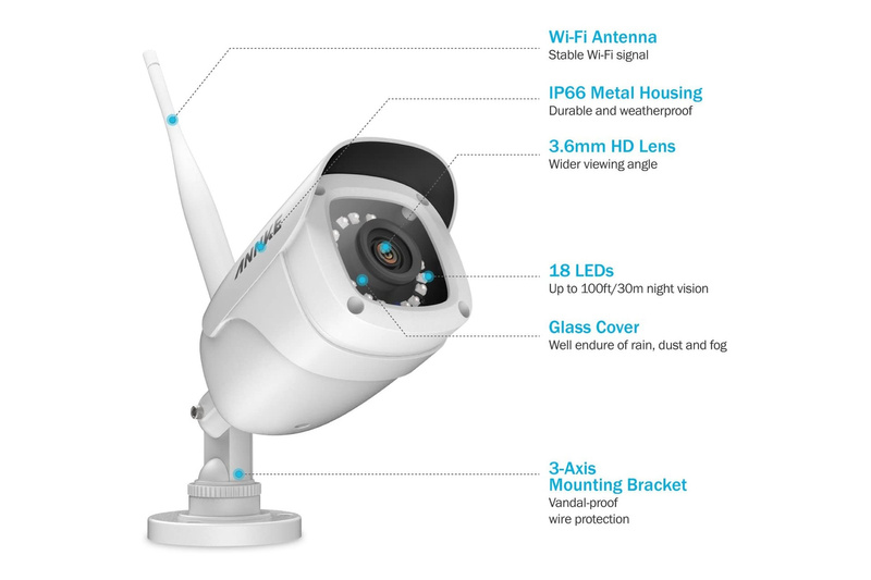 Annke I41GD 2MP 1 / 2.7' CMOS 3.6mm IP66 WiFi Camera