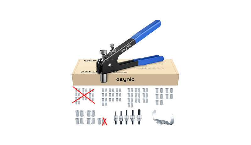 eSynic Handnietzange + Nieten (M4-M8)