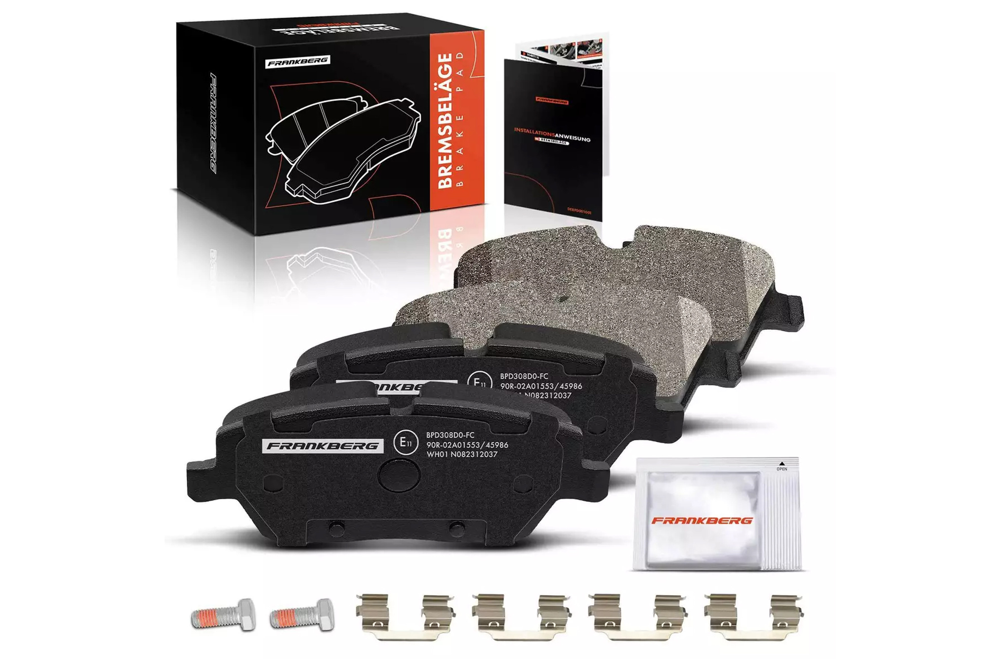 Klocki hamulcowe przód BMW 1 E81 E87 116 118 Frankberg