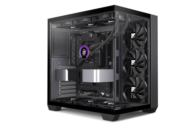FOIFKIN F300 Gaming ATX Mid-Tower PC Case 270° Glass 6xPWM