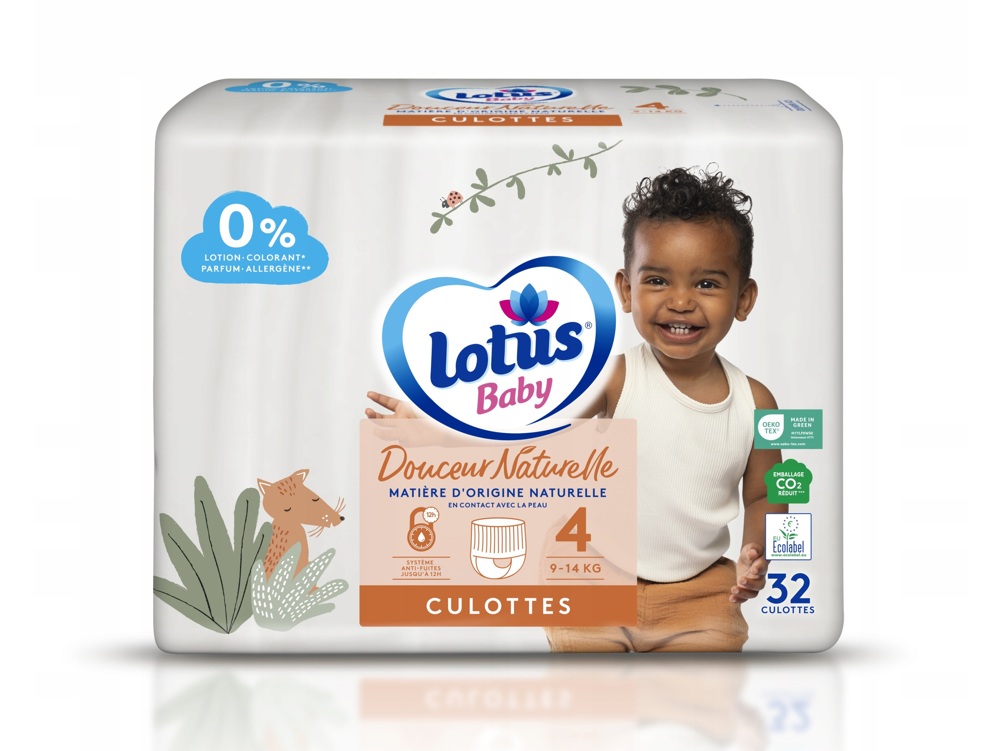 Lotus Baby Pieluszki Rozmiar 4 (9-14kg) delikatne i chłonne