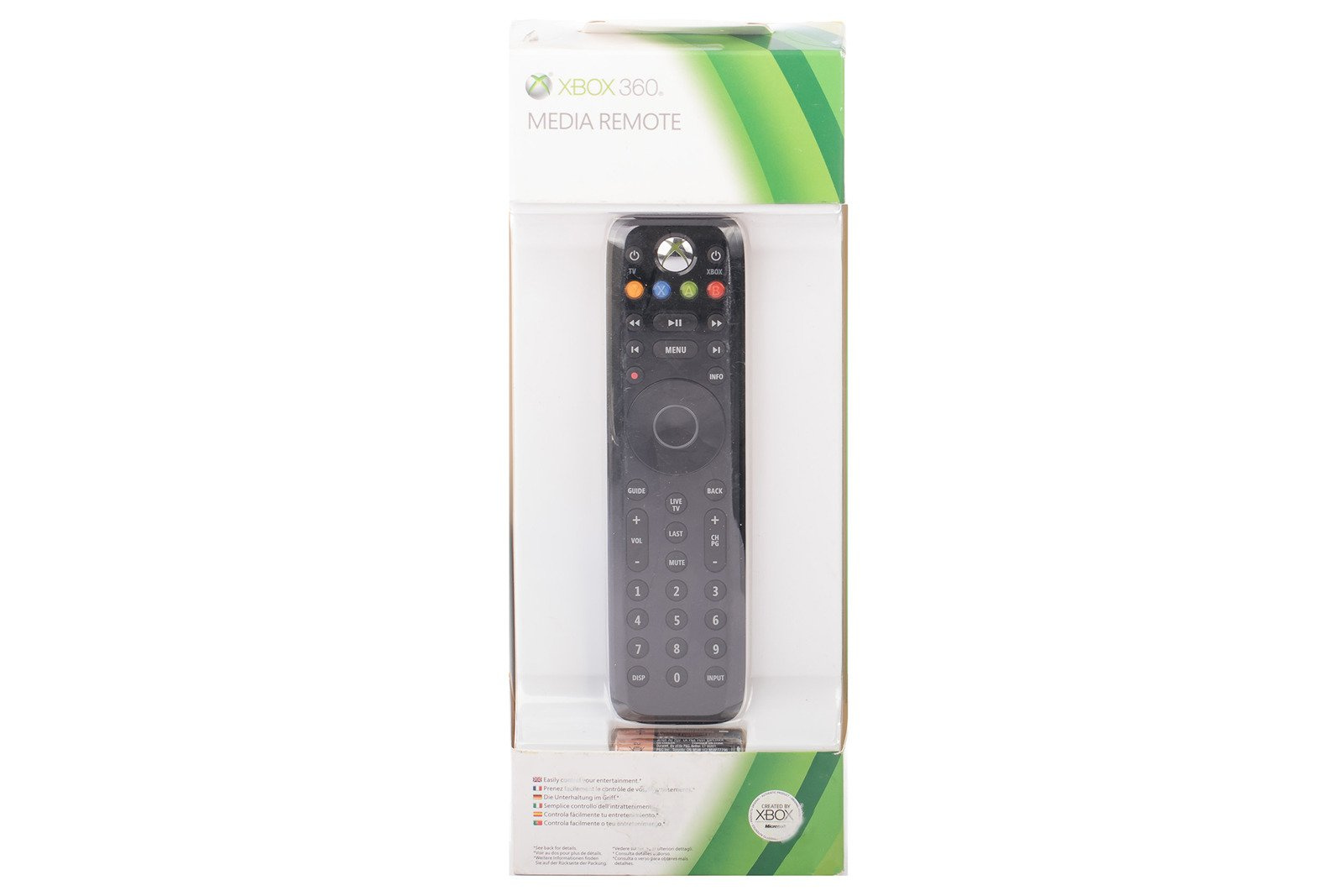 Pilot Microsoft Xbox 360 Media Remote NOWY + 2xAAA