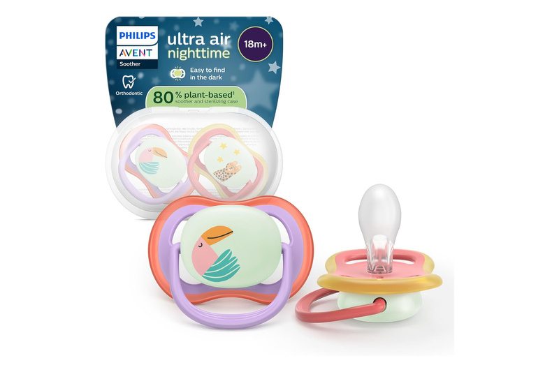 Smoczki Philips Avent Ultra Air Nighttime SCF376/33 18m+ świecące