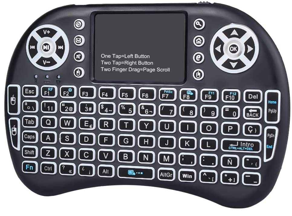 Mini Klawiatura bezprzewodowa TV PC SMART USB