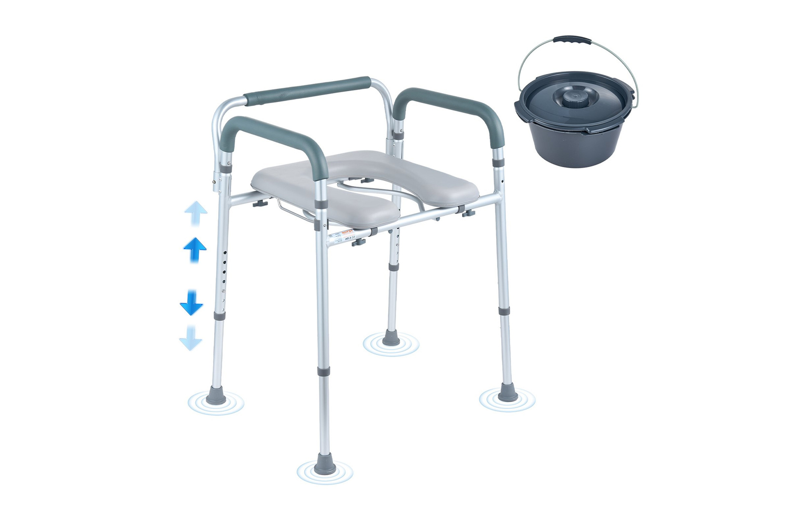 VEVOR Kommode mit gepolsterter Sitzfläche und Armlehnen