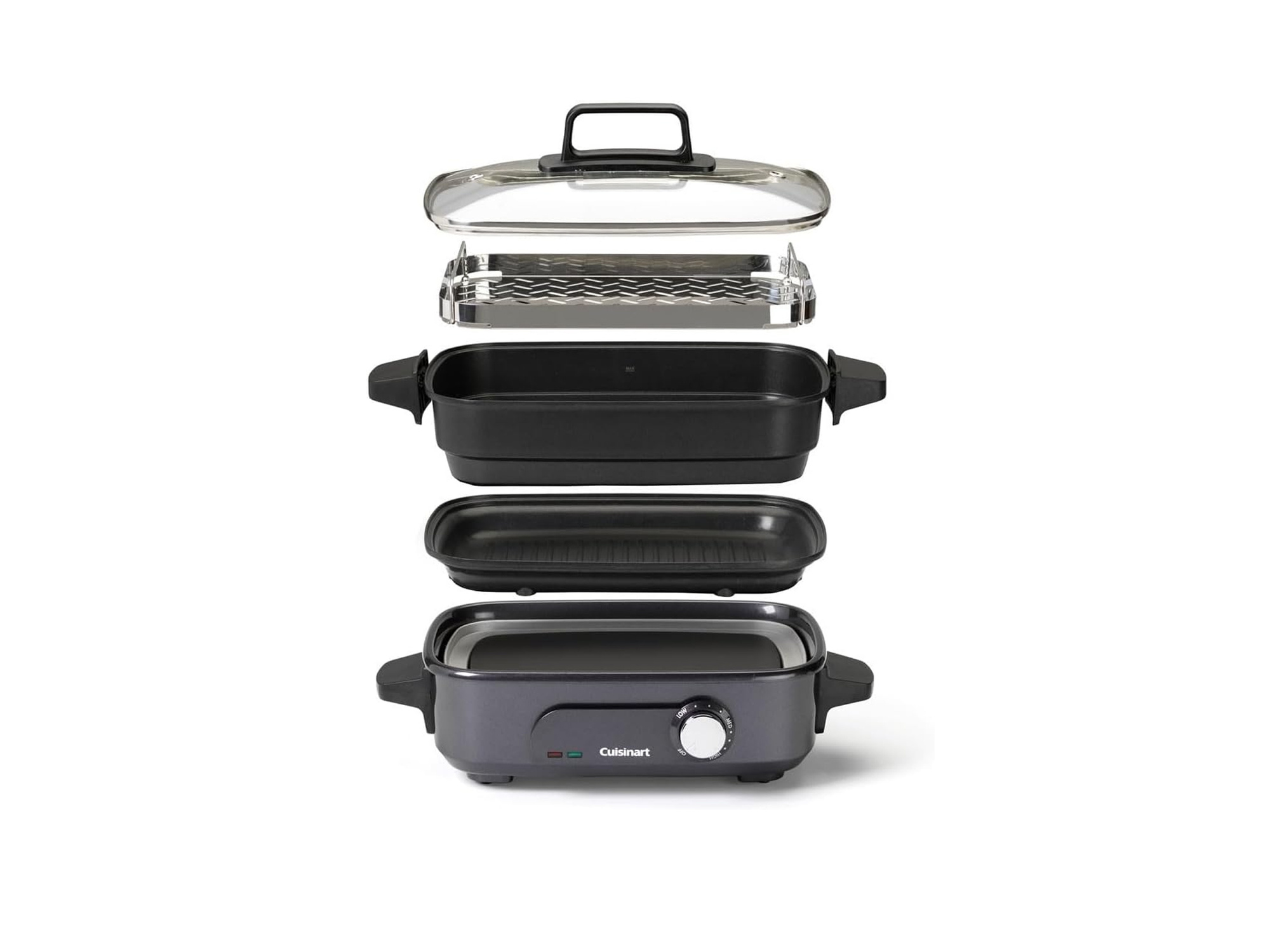 Cuisinart Cook In GRMC3E 5-in-1 Multikocher Grill, Schmoren, Dampfgaren