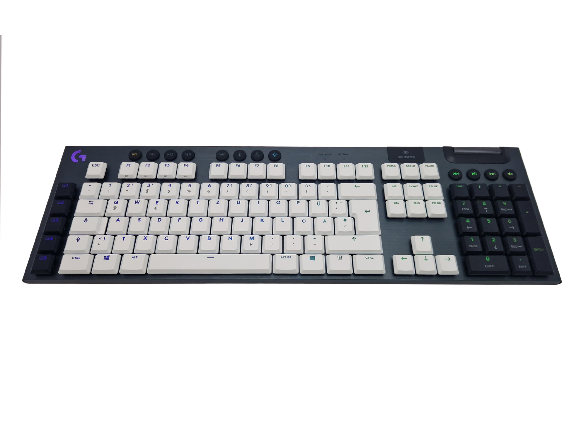 Logitech G915 Klawiatura mech. LIGHTSPEED RGB białe keycapy DE