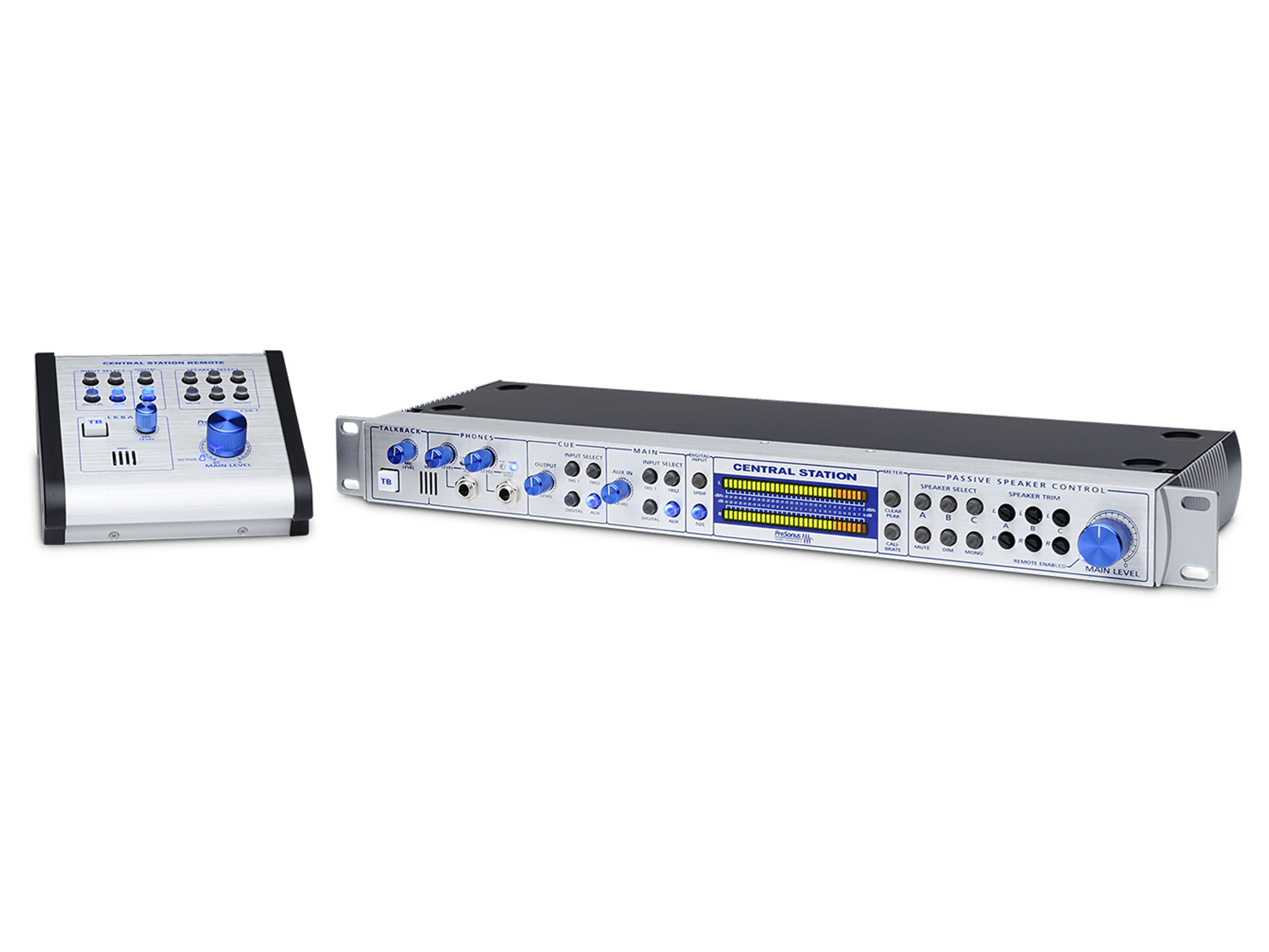 PreSonus Central Station Plus – Monitor-Controller mit Fernbedienung CSR-1